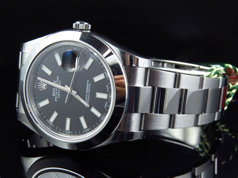 rolex datejust ii 41mm black dial|Rolex Datejust 41 price.